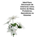 Buque De Rosas Flores Com Glitter Para Decora Artificial