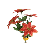Buque De Rosas Flores Com Glitter Para Decora Artificial