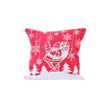 Capa De Almofada Cervena 45x45cm Enfeite De Natal