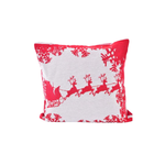 Capa De Almofada Cervena 45x45cm Enfeite De Natal