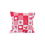Capa De Almofada Cervena 45x45cm Enfeite De Natal