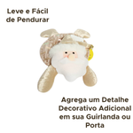 Enfeite Porta Guirlanda Árvore De Natal Decoração Pendurar Natalina