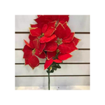 Buquê Flores Natal 5 Cabeças Artificial Grinalda acessórios decoração