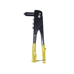 Rebitadeira Manual Profissional Alicate Rebitado 4 Bicos Para Rebite 1Chave Troca Dos Bicos Aço 24cm