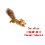 Enfeite De Natal Esquilo Com Nozes 25cm Pendente Enfeite Decorativo Natalino