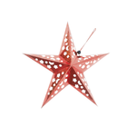 Enfeite Estrela 3d Vazada De Natal Decoração Natalina Para Pendura 80x80cm