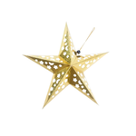 Enfeite Estrela 3d Vazada De Natal Decoração Natalina Para Pendura 80x80cm