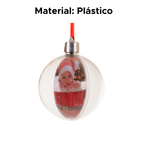 Bola Estrela Com Foto Para Pendura Bolas De Natal Enfeite Natalina 7cm