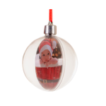 Bola Estrela Com Foto Para Pendura Bolas De Natal Enfeite Natalina 7cm