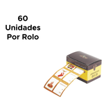 Rolo Com 60 Etiquetas Gift Adesivas Meio Etiqueta Presente Natal Festas Aniversarios