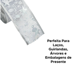 Fita Decorativa Voil Glam Estilos Diversos Para Natal 3m