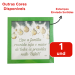 Quadro De Natal Decoração Natalina Presente Lembrancinha Enfeite De Natal 23cm
