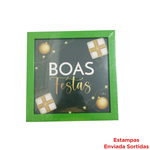 Quadro De Natal Decoração Natalina Presente Lembrancinha Enfeite De Natal 23cm