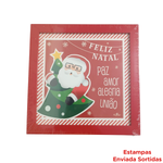 Quadro De Natal Decoração Natalina Presente Lembrancinha Enfeite De Natal 23cm