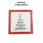 Quadro De Natal Decoração Natalina Presente Lembrancinha Enfeite De Natal 23cm