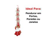 Enfeite de Natal Palavra Amor