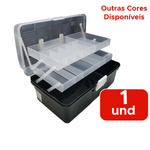Maleta Organizadora Multiuso Mega Box 34x20 Odontológica, Ferramentas, Maquiagem