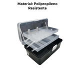 Maleta Organizadora Multiuso Mega Box 34x20 Odontológica, Ferramentas, Maquiagem