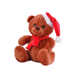 Urso De Pelucia Ursinho Decoração Natal Enfeite Natalinho