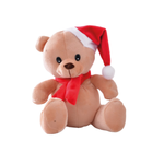 Urso De Pelucia Ursinho Decoração Natal Enfeite Natalinho