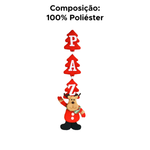 Enfeite De Natal Boneco Ligado Com Frases Natalinas Decoração