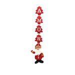 Enfeite De Natal Boneco Ligado Com Frases Natalinas Decoração