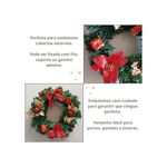 Guirlanda Natalina Porta Natal Decorada Enfeite Natal 30cm