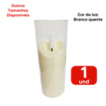 Vela Led Home Style Decoração De Natal Branco Quente Enfeite