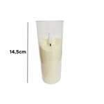 Vela Led Home Style Decoração De Natal Branco Quente Enfeite