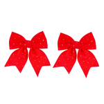 Kit Laços De Natal Com 2 Unidades Enfeite Decoração Natalina Pendura Árvores De Natal Parede 15cm