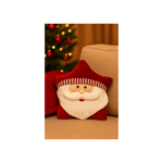 Almofada Estrela Papai Noel Enfeite De Natal Decoração 40cmx38cm