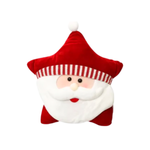 Almofada Estrela Papai Noel Enfeite De Natal Decoração 40cmx38cm