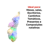 Mini Arvore Pinheiro Nevada Enfeite De Natal Ávore Decorativa 30cm