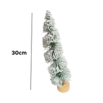 Mini Arvore Pinheiro Nevada Enfeite De Natal Ávore Decorativa 30cm