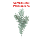 Mini Galho Pick Pinheiro Glitter Decoração De Natal Brilhoso Decorção Natalinha