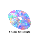 Luzes De Corda Led 10m Mangueira À Prova D'água 180 Leds Decoração De Natal Pisca Pisca