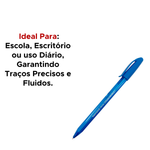 Caneta Esferográfica Colorida 0.7 Kilometrica Paper Mate Material Escolar