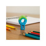 Apontador + Borracha Escolar Rings Infantil Para os Dedos