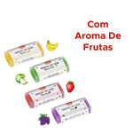 Borracha Escolar Com Cheiro de Frutas Retangular