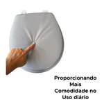Assento  Sanitário Almofada Confortável com Tampa Decorada  Sortido