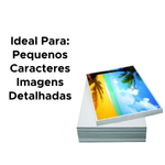 Papel Sublimático A4 Resma Com 50 Folhas Para Impressão 100gr Secagem Instanânea