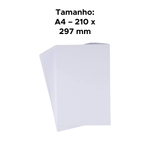 Papel Sublimático A4 Resma Com 50 Folhas Para Impressão 100gr Secagem Instanânea