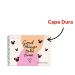 Caderno de Desenho Cartografia 80Fls Minnie Arts