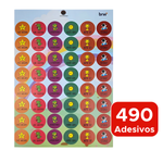 Adesivos Para Professores 9 Folhas Cartelas 490 Adesivos