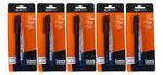 Kit 5 Canetas Detectoras De Cédulas Dinheiro Jocar Office - Preto