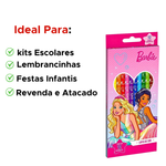 Lápis De Cor 12 Cores Sextavado Princeças Para Lembrancinhas De Aniversário Revenda Em Atacado