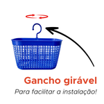 CESTO PARA PRENDEDOR DE ROUPAS SORTIDO