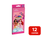 Lápis De Cor 12 Cores Princeças Para Lembrancinhas De Aniversário Revenda Em Atacado Disney