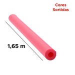 Espaguete Flutuador Macarrão Boia Para Piscina Água Cores Sortidas Com Furo Para Criança Adulto
