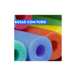 Espaguete Flutuador Macarrão Boia Para Piscina Água Cores Sortidas Com Furo Para Criança Adulto